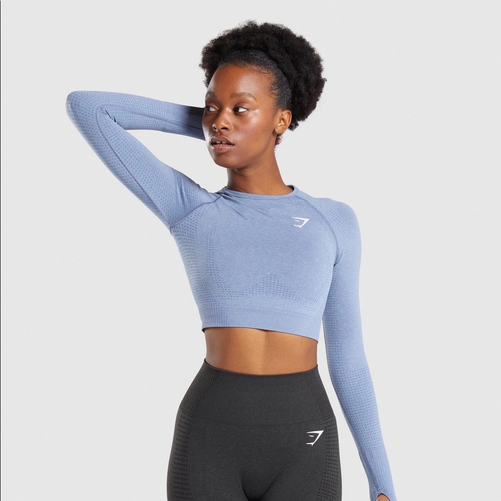 Blue XS gym shark shirt, matching leggings also posted!!